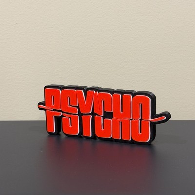 Psycho decor sign 3D printed display