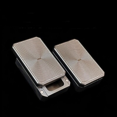 clicker cigarettes Titanium Alloy Clicker Storage Case Fidget Gadgets Candy Pill Cigarette EDC  Box