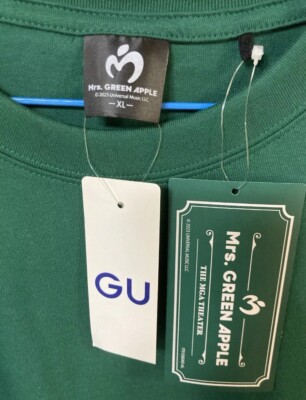Mrs.Green Apple✖️GU Men's 2 T-shirts set XL Natural color | eBay