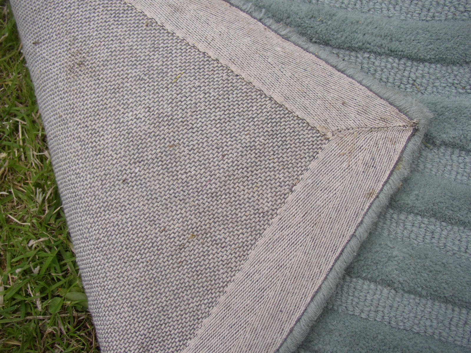 Flair Solace Sculpted Wool Floor rug Zen Garden Duck egg blue 160 x