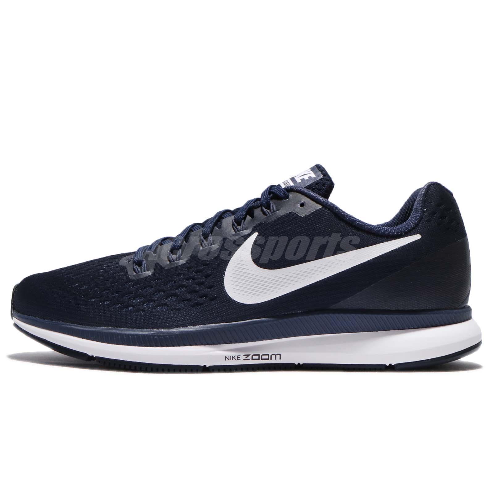 Nike Air Zoom Pegasus 34 Obsidian White Indigo Men Running Shoes 880555-401 Nike Air Zoom Pegasus 34 Obsidian White Indigo Men Running Shoes 880555-401