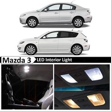 6 Pcs White Interior Map Dome Led Lights Bulbspackage Kit For 2004-2009 Mazda 3 6 Pcs White Interior Map Dome Led Lights Bulbspackage Kit For 2004-2009 Mazda 3
