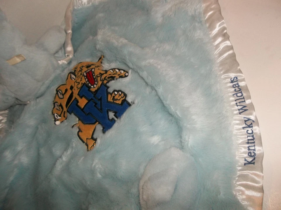 My Banky University of Kentucky Wildcats Reino Unido manta de seguridad azul grande oso de peluche Foto 2 de 4
