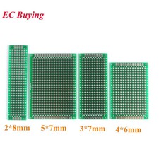 4pcs 5x7 4x6 3x7 2x8cm Double Side Prototype DIY Printed Circuit PCB Board