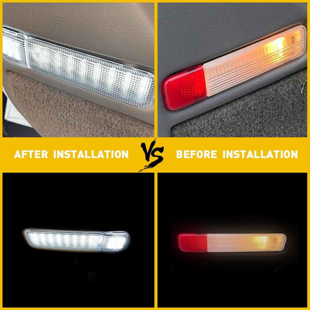 Aazon.co: AFEISOL White Led Side Door Panel Lights Courtesy Light Fit