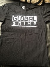 Global grime t shirt Ring spun Large