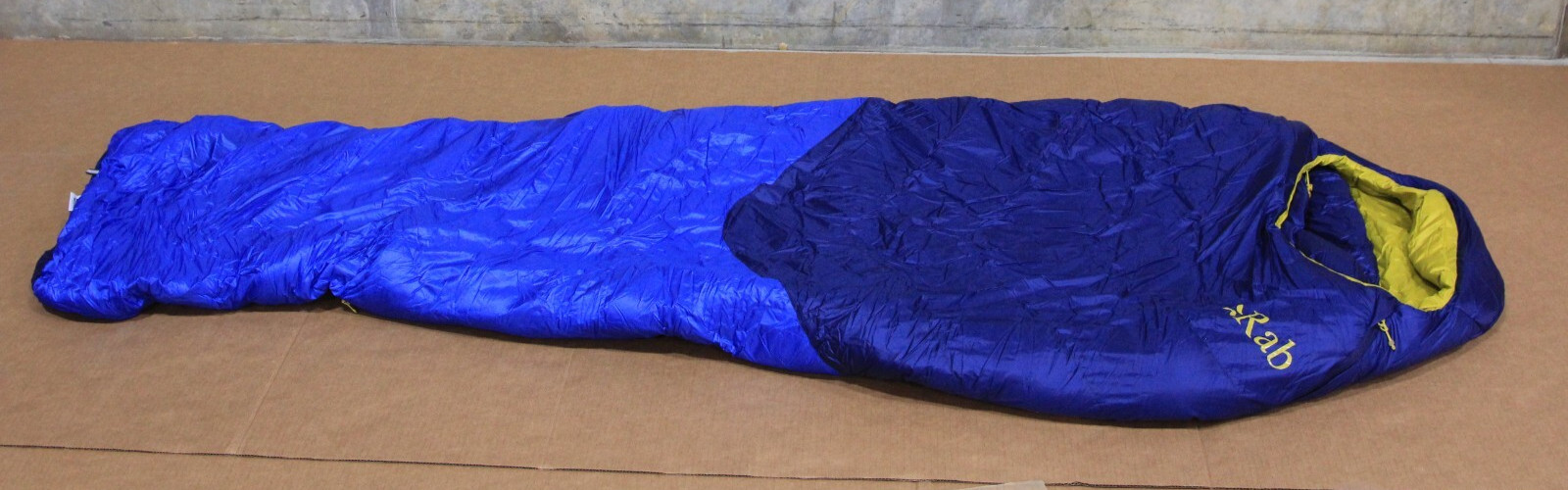 Saco de dormir Rab Neutrino 600: 10F de plumón. Azul Nightfall, Cremallera Larga/Izquierda/61026/