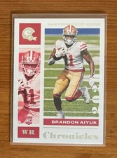 2020 Panini Chronicles Football Brandon Aiyuk Rookie