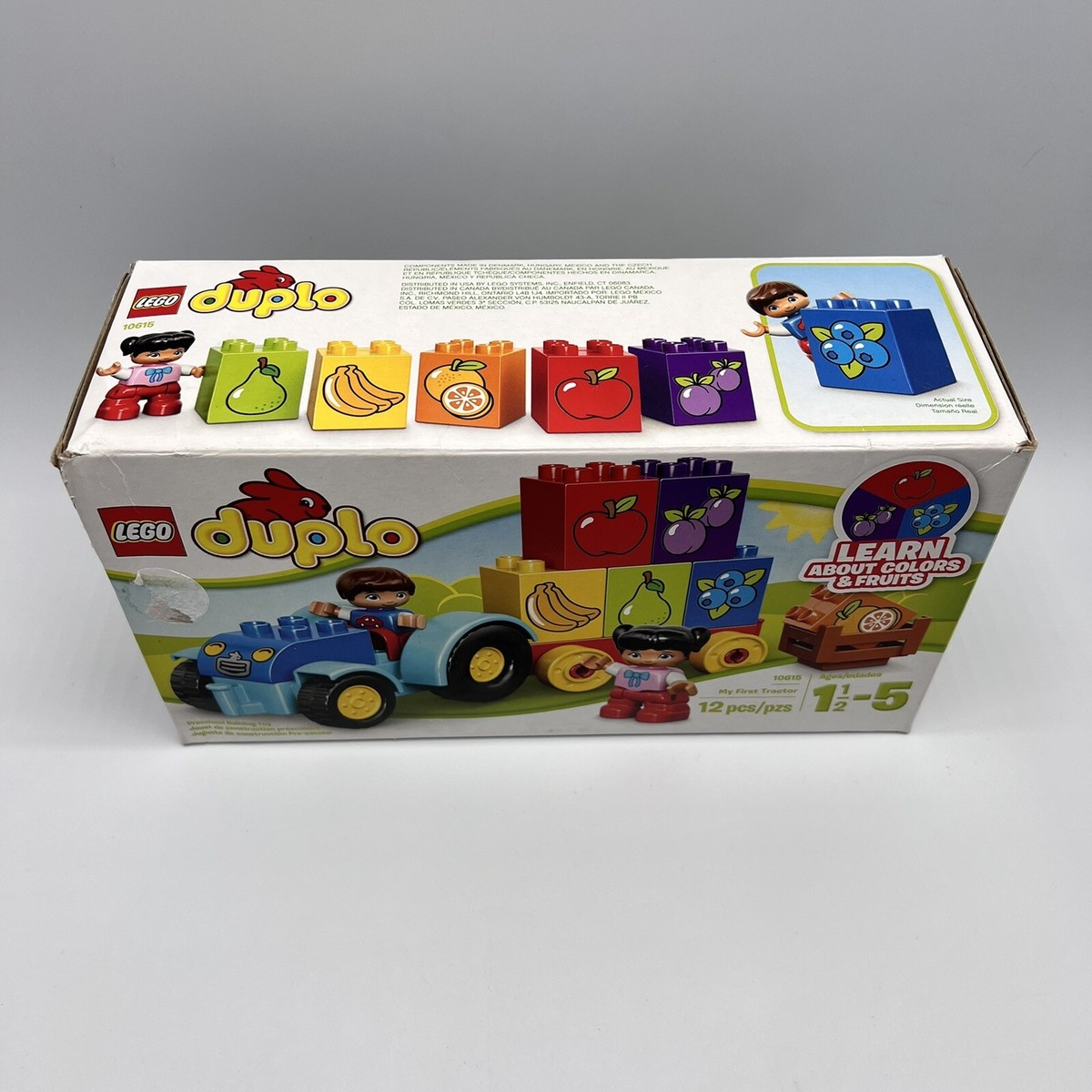 Lego Duplo My First Tractor 10615 Building Set New Sealed Retired Box Damage