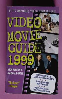 R70124 Video Movie Guide 1999 (Video and DVD Guide) by Mick Martin & Marsha Por