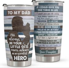 Macorner Gifts For Dad - Stainless Steel Vintage Tumbler 20oz Gifts For Men