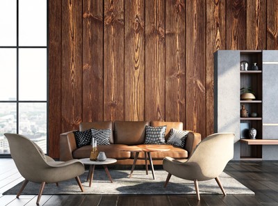 Old Wood Plank Wallpaper Wooden Texture Wall Mural Paper Poster Custom Decor Art