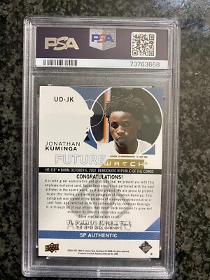 その他 2021 Jonathan Kuminga Autographed PSA その他 2021 Jonathan Kuminga Autographed PSA その他 2021 Jonathan