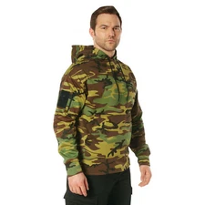 Rothco Concealed Carry Hoodie - Woodland Camo - Size Small