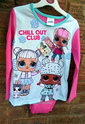 MÄDCHEN *LOL* PYJAMA SET 4-5 Jahre NAGELNEU & ETIKETT Reduzierter Preis