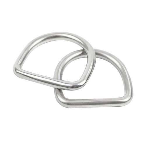 D Ringe Metallschlaufen Schnallen Edelstahl A2 Gurtband geschweißt Ring mehrere Größen - Bild 5 von 5