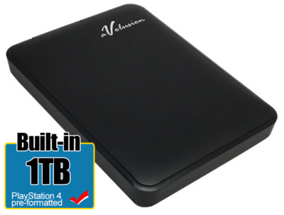 Avolusion 1TB USB 3.0 (PS4 Pre-Formatted) External PS4 Hard Drive (Slim & Pro)