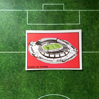 Panini Argentina 78. Stadion Cordoba Stadiums #37. Original FIFA Fussball WM