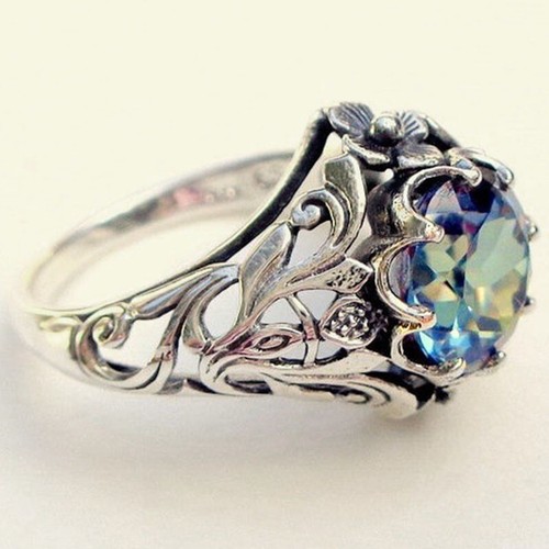 Women Wedding Ring Elegant Rings Cubic Zirconia Jewelry Size 6-10 - Bild 16 von 19