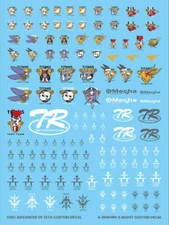 G-Rework Water Decal For HG Advanced of Zeta Custom Mark - US