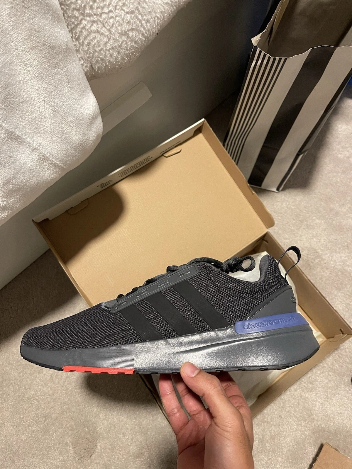 ADIDAS Racer T21 nero rosso blu