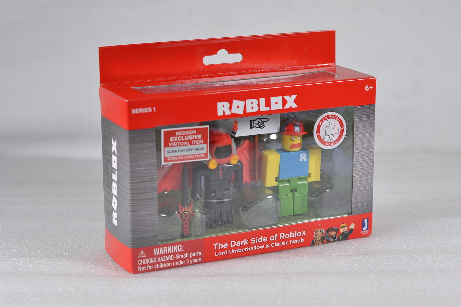 Roblox The Dark Side Series 1 Lord Umberhallow Classic Noob Mix Match Parts - noob of roblox images toy