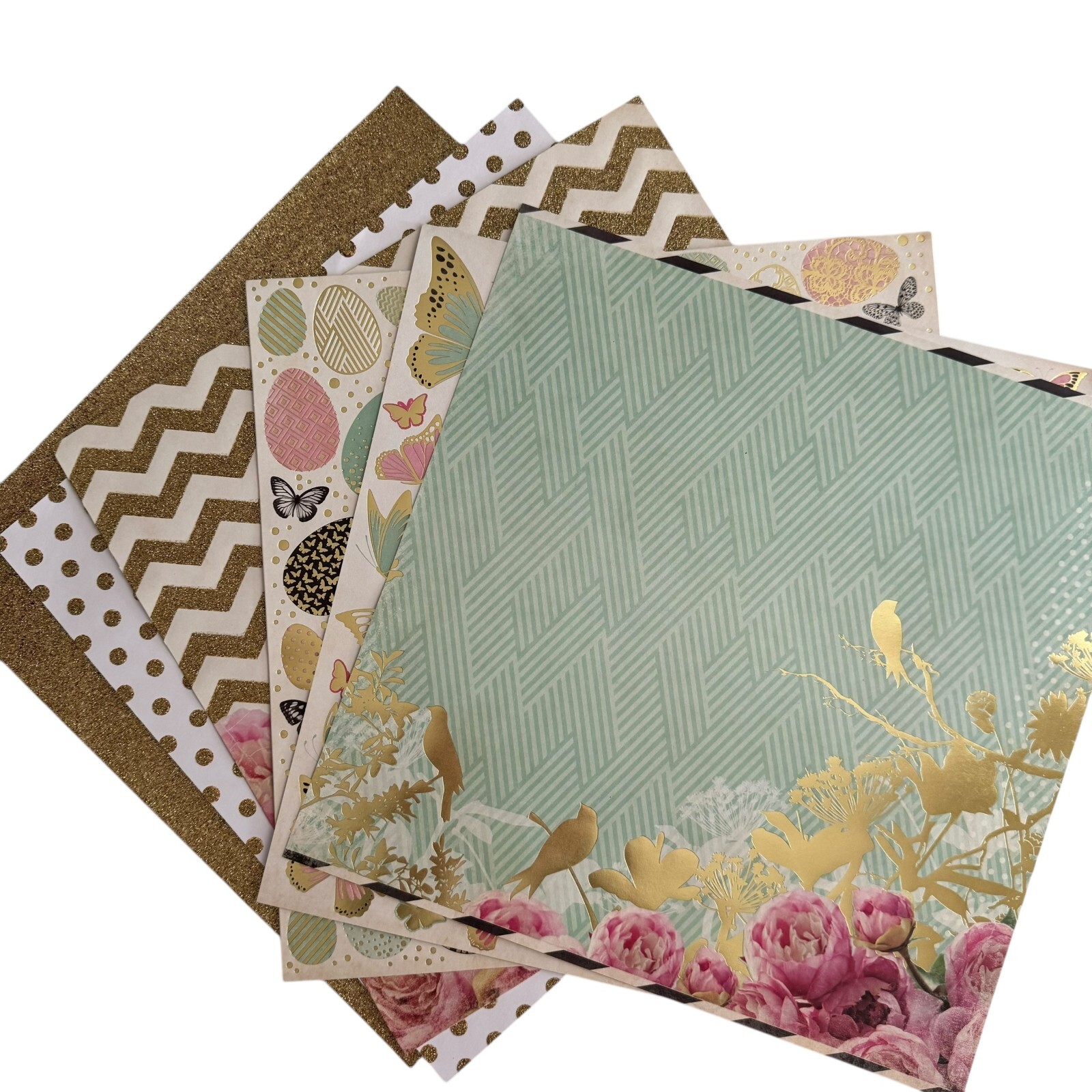 Scrapbook Kit Kaisercraft All That Glitters Collection Floral MCM Victorian NEW