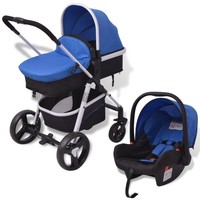 Pushchairs Blue Baby Stroller Travel System Carrycot Car Seat 3 In 1 Cheap Pushchairs Blue Baby Stroller Travel System Carrycot Car Seat 3 In 1 Cheap