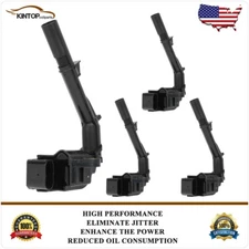 4 Ignition Coils Pack For Mercedes-Benz E300 2017-2019 GLA250 2015-2020 2.0L