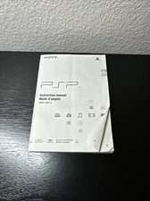 Sony PSP 1001 Handheld System Instruction Manual Owner’s Book