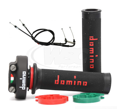 Domino XM2 Quick Action Gasgriff + Seilzugsatz Yamaha YZF-R7 ab 2022 + A010 Griffe