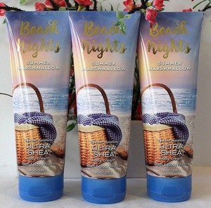 Details About 3 Bath Body Works Beach Nights Summer Marshmallow Body Cream