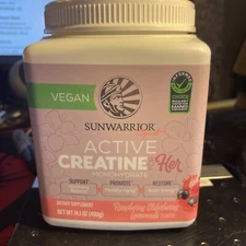 Sunwarrior Creatine for Women Monohydrate Powder Micronized PreWorkout 14.1 oz