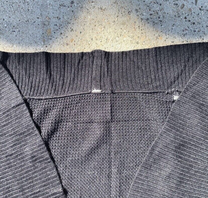 lululemon charcoal gray soft knit cardigan sweate… - image 9