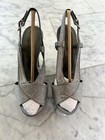Roberto Botella neue sexy High Heels Silber und mit Strasss, Gr. 37