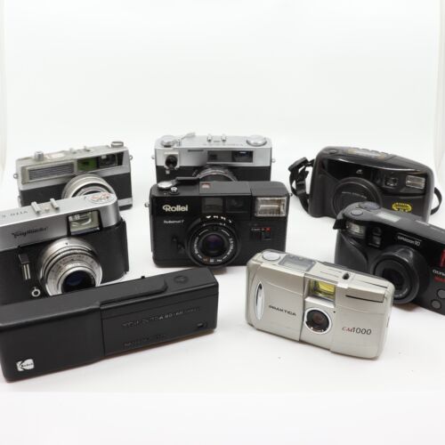 Faulty Film Camera Job Lot - 35mm SLR Film Cameras - TD 1037 - Picture 1 of 24