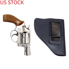 US Tactical Leather IWB Holster Concealed Carry fits Most .38 Special Revolvers
