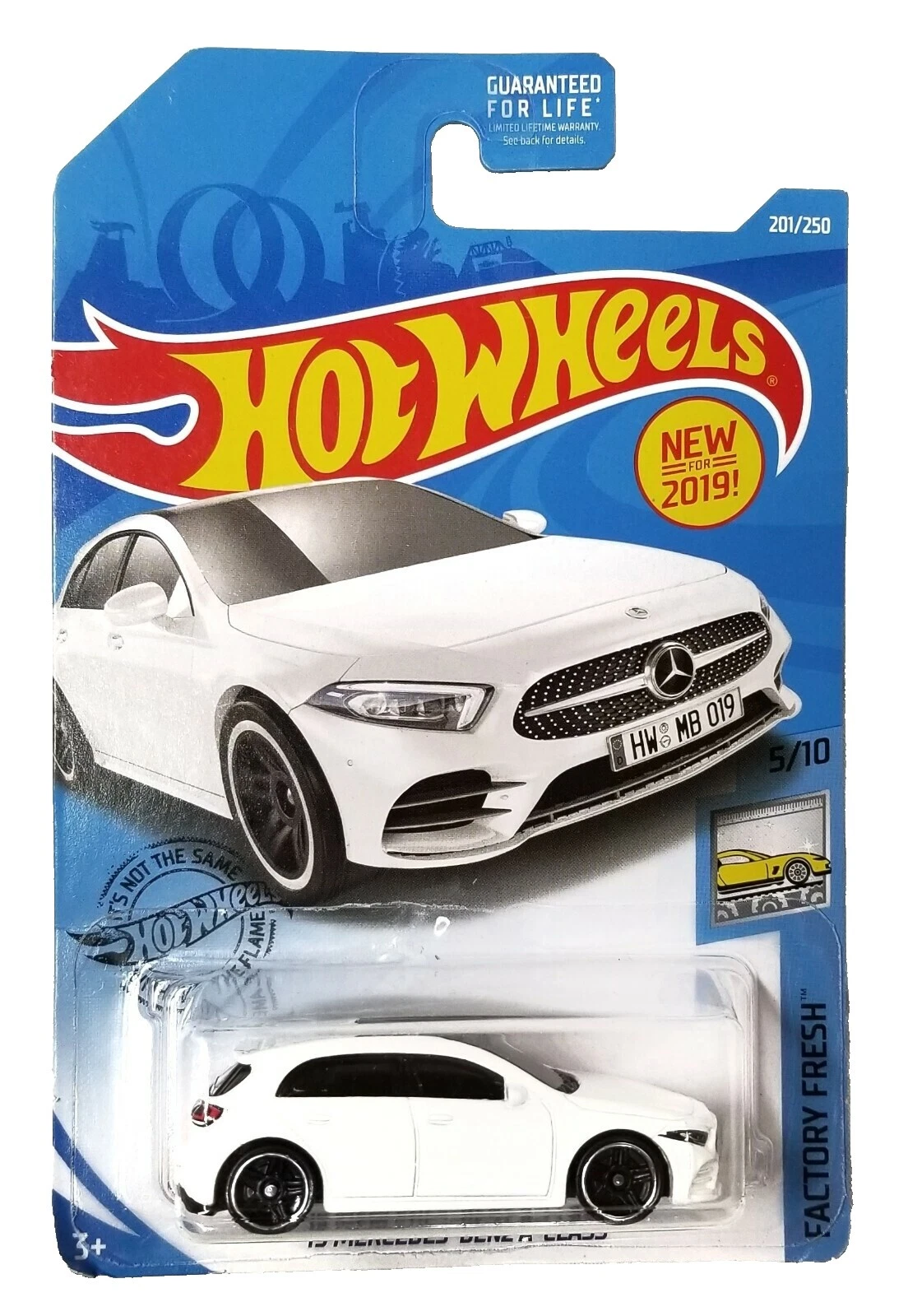 Blanco Hot Wheels Mercedes-Benz vehículos diecast y de juguete