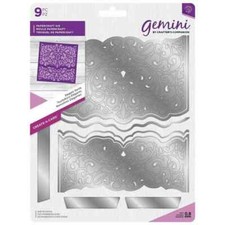Gemini Create-A-Card Die Invitation Split Dies Elegent Swirls New