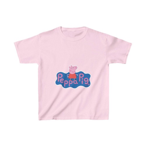Peppa Pig Kids Heavy Cotton Tee - Fun Green T-Shirt for Young Fans - Picture 39 of 49