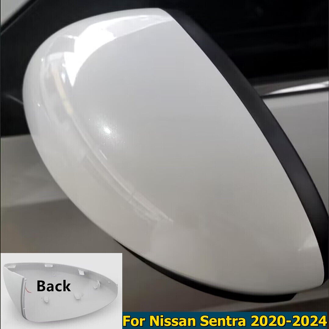 25SS new/BOTTEGA VENETA レザーのミラーカバー Mirrror cover White Right Passenger Side Cap Side Mirror Cover For Nissan