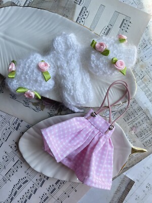 Blythe doll Clothes , Blythe Sweater and Skirt, Outfit For Doll Pullip