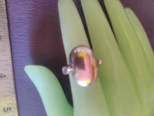 Vintage Mexican (?) Sterling .925 Silver Handmade Artisan Ring