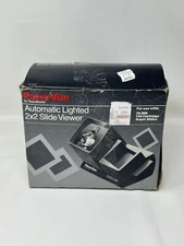 Pana-Vue Illuminated Auto Slide Viewer For 35mm Film / Camera Vintage