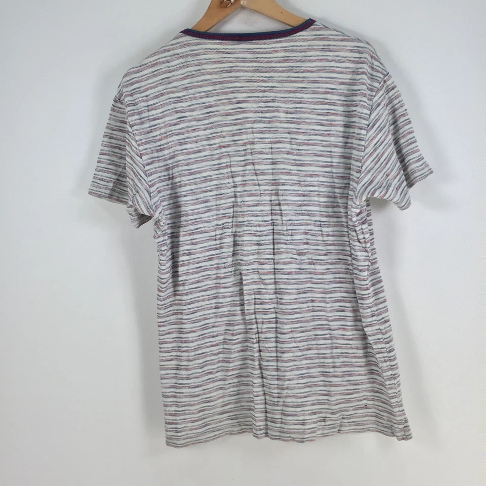 Deus ex machina mens t shirt size M multicolour striped short sleeve 066562 - Image 4 of 4