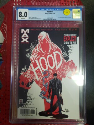 The Hood #1 CGC 8.0 (2002 Marvel Max) 1st Appearance Ironheart Very Fine