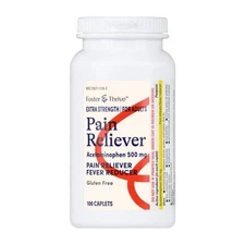 Extra Strength Pain Relief Acetaminophen 500 Mg 100 Caps By Foster And Thrive