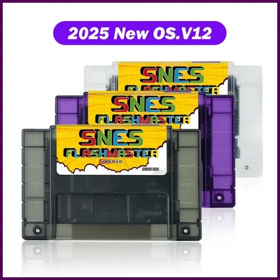 3000 in 1 OS V12 SNES Flashmaster Cartridge Card With 8GB TF Card Game Card