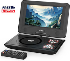 11.5 Portable DVD Player with 9.5 Swivel Screen 5 Hours Rechargeable Battery