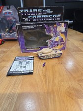 1986 Blitzwing Transformers G1 Triple Changers  w  Box   Manual Missing Weapons